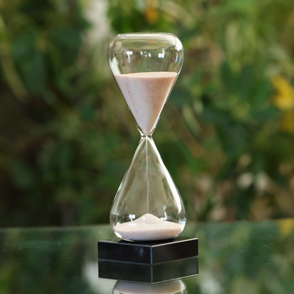 60 Minute Freestanding Triangle Sand Timer - JustHourglasses