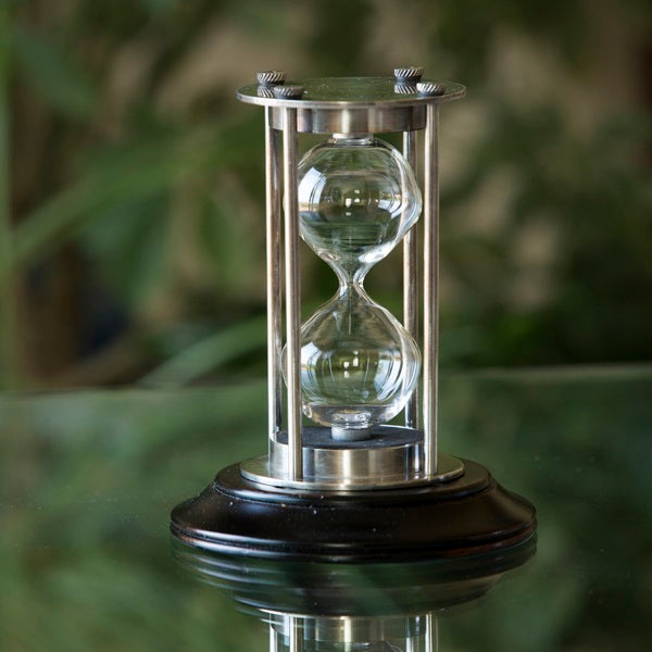 Silver Hourglass Urn