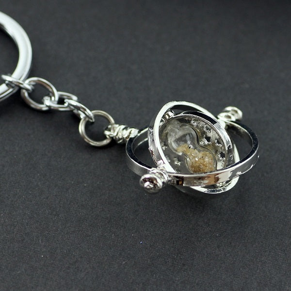 Time Turner Key Chain Sand Timer - JustHourglasses
