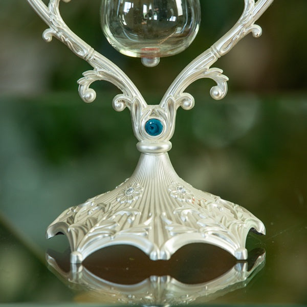 Silver Heart Vintage Rotating Hourglass Kit