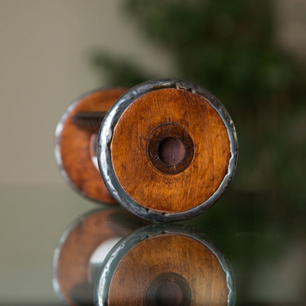 5 Minute Antique Wood Tea Break Timer - JustHourglasses