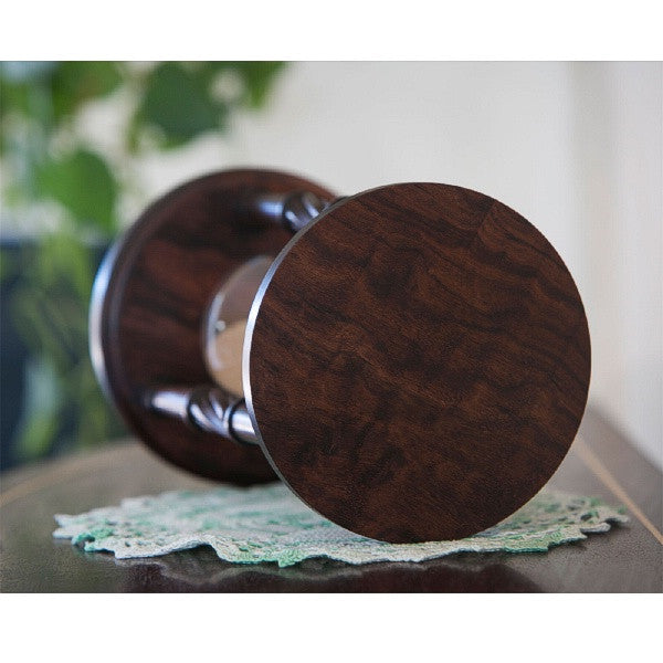 Solid Granadillo Wood Hourglass With Spiral Spindles